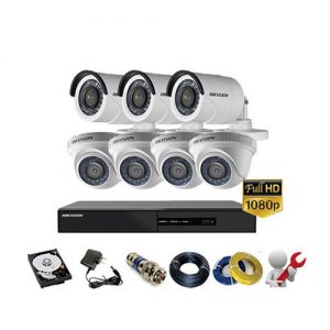 Trọn bộ 7 camera Hikvision 5.0Mp